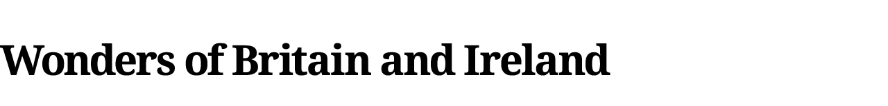 Wonders of Britain and Ireland