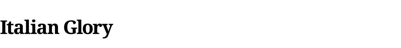 Italian Glory