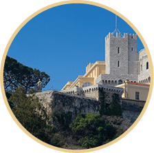 E2AA1W Principality of Monaco, Monaco, the royal palace on the Rock