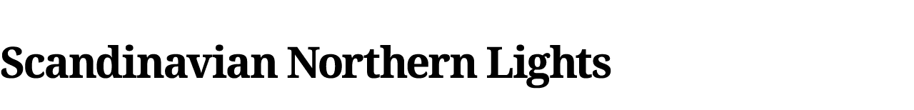 Scandinavian Northern Lights