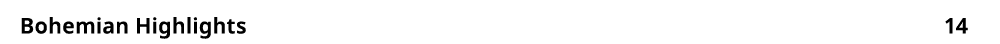 Bohemian Highlights 14 
