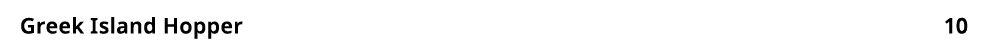 Greek Island Hopper 10 
