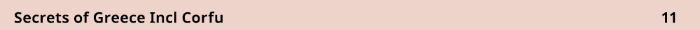 Secrets of Greece Incl Corfu 11 